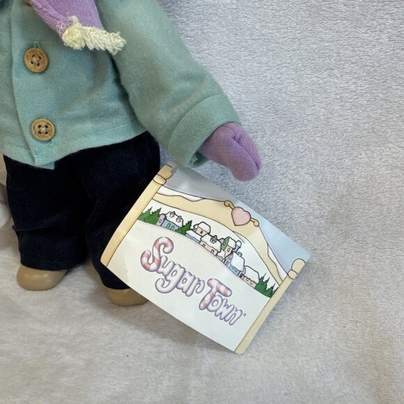 Rare Precious Moments "Sugar Town" Vinyl Boy Doll With Paint Can And Tag - Picture 3 of 12